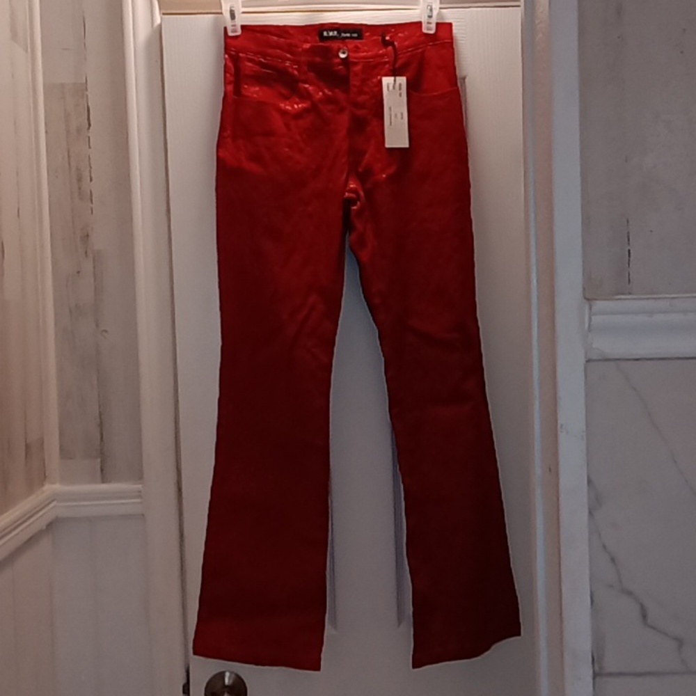 RVT Red Boot Cut Pants